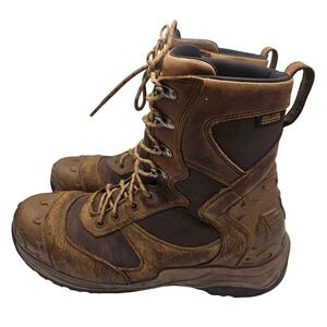 Lacrosse Atlas 8 Brown Leather Waterproof Hunting Boots Mens 13 572110